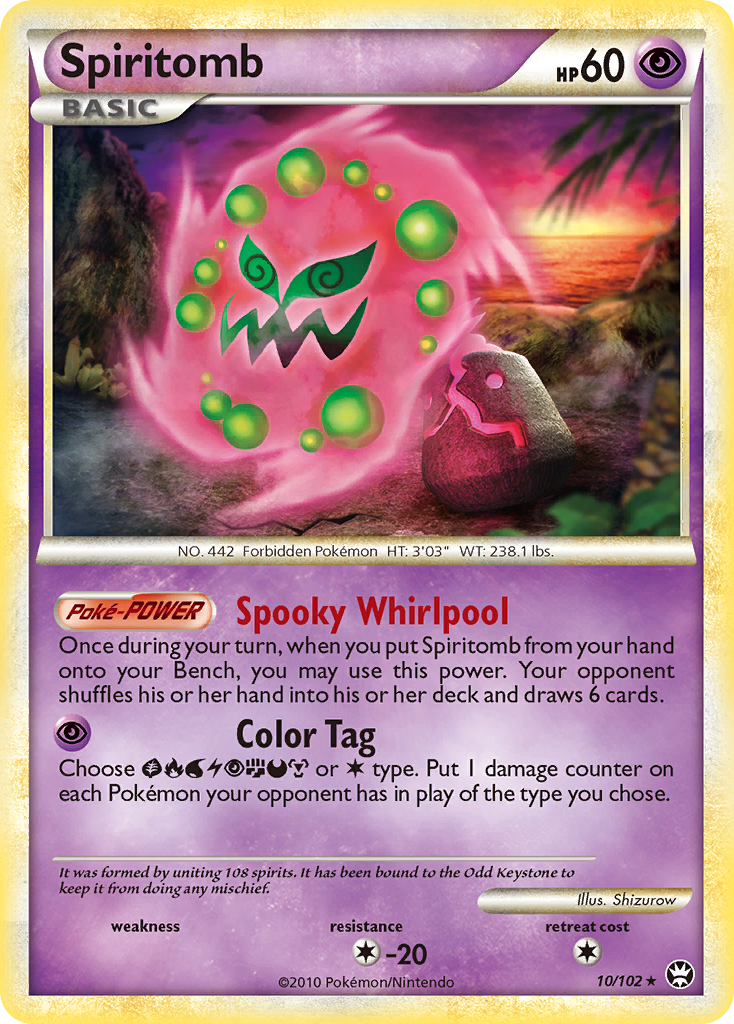 Spiritomb (10/102) [HeartGold & SoulSilver: Triumphant] | Arkham Games and Comics