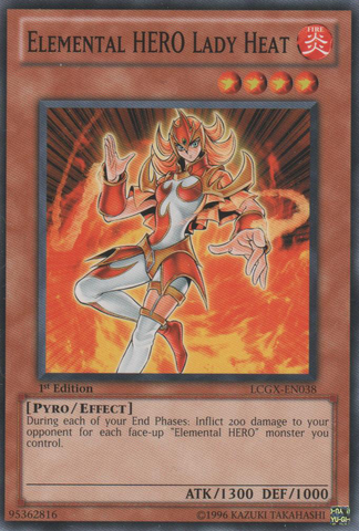 Elemental HERO Lady Heat [LCGX-EN038] Common | Arkham Games and Comics