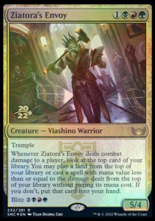 Ziatora's Envoy [Streets of New Capenna Prerelease Promos] | Arkham Games and Comics