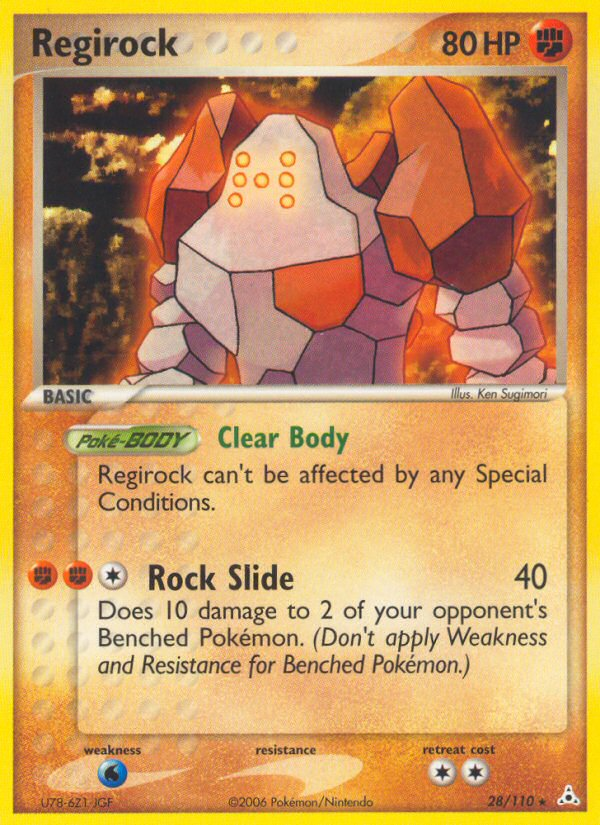 Regirock (28/110) [EX: Holon Phantoms] | Arkham Games and Comics