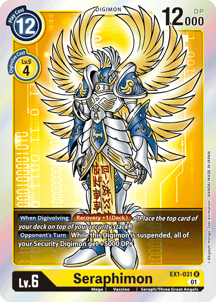 Seraphimon [EX1-031] [Classic Collection] | Arkham Games and Comics