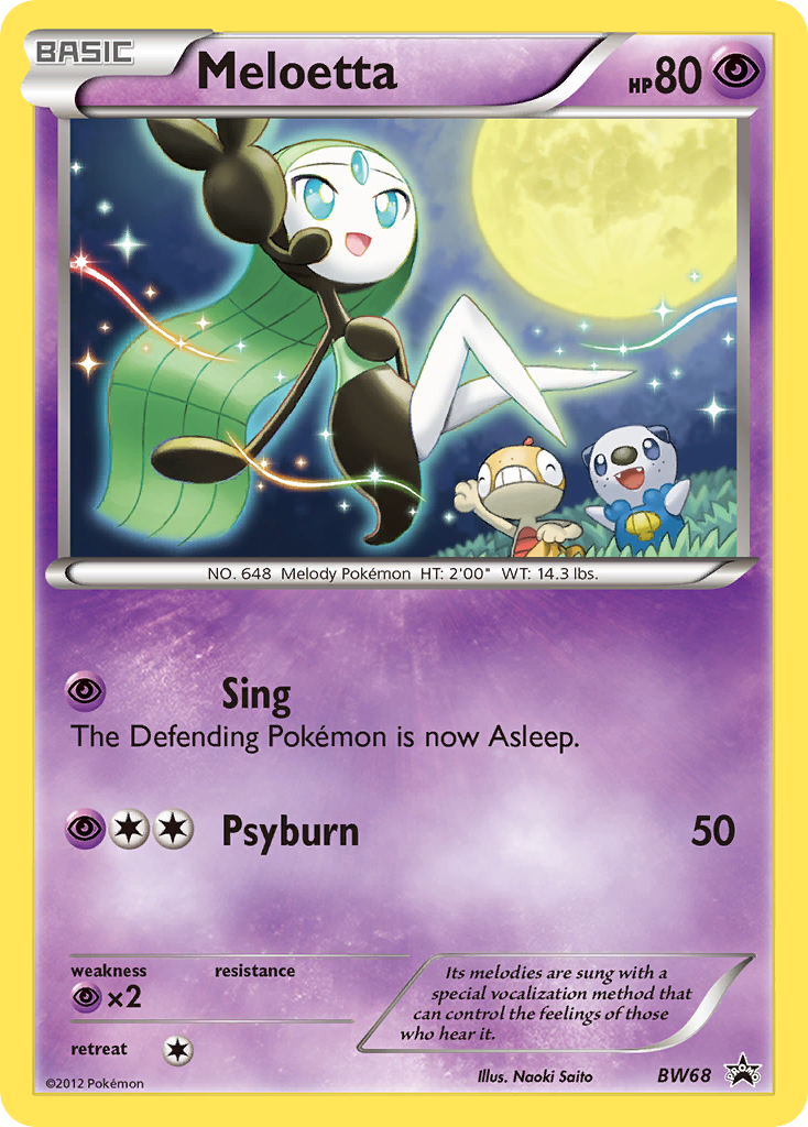 Meloetta (BW68) [Black & White: Black Star Promos] | Arkham Games and Comics