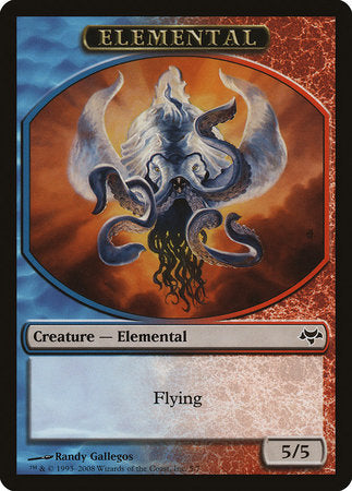 Elemental Token (Blue/Red) [Eventide Tokens] | Arkham Games and Comics