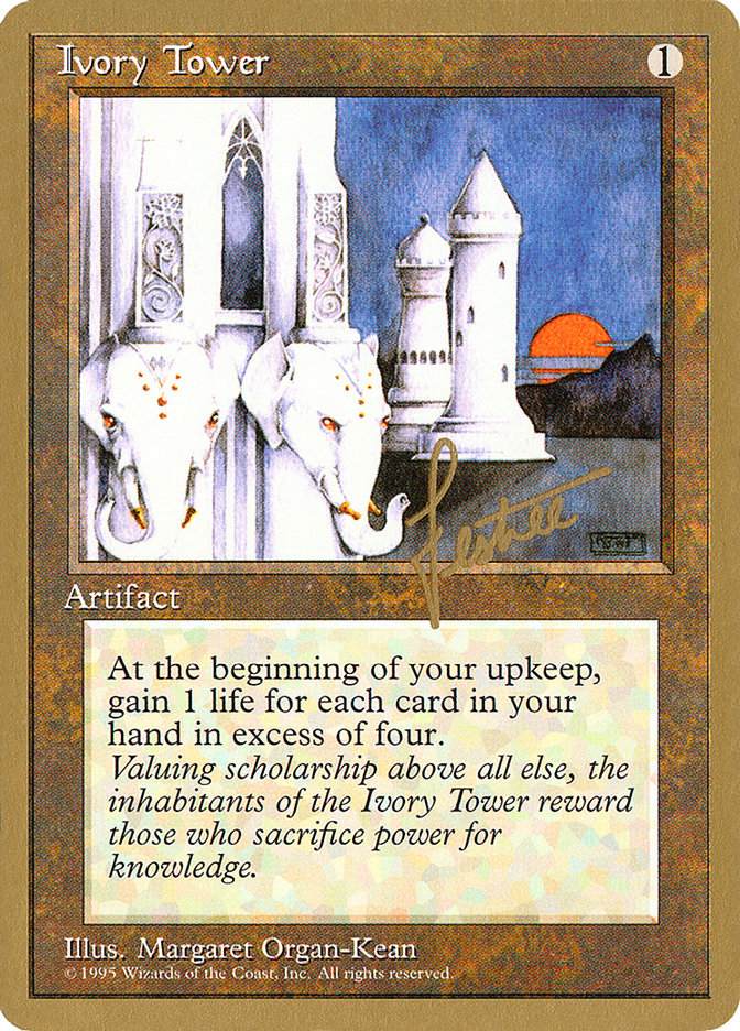 Ivory Tower (Bertrand Lestree) [Pro Tour Collector Set] | Arkham Games and Comics