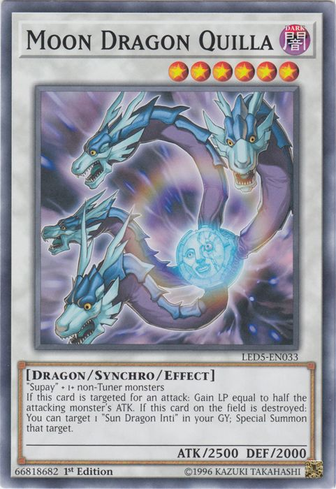 Moon Dragon Quilla [LED5-EN033] Common | Arkham Games and Comics