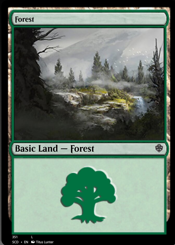 Forest (351) [Starter Commander Decks] | Arkham Games and Comics