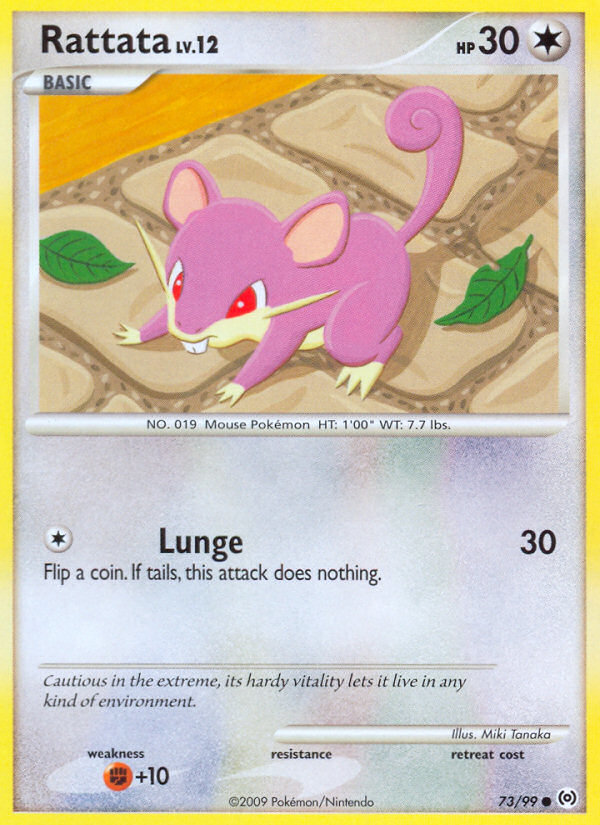 Rattata (73/99) [Platinum: Arceus] | Arkham Games and Comics