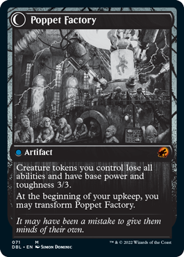 Poppet Stitcher // Poppet Factory [Innistrad: Double Feature] | Arkham Games and Comics