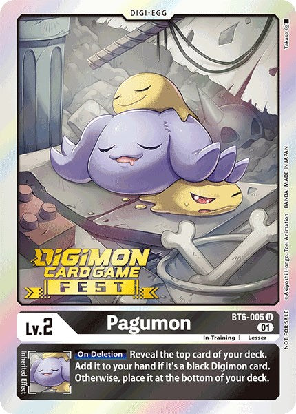 Pagumon [BT6-005] (Digimon Card Game Fest 2022) [Double Diamond Promos] | Arkham Games and Comics