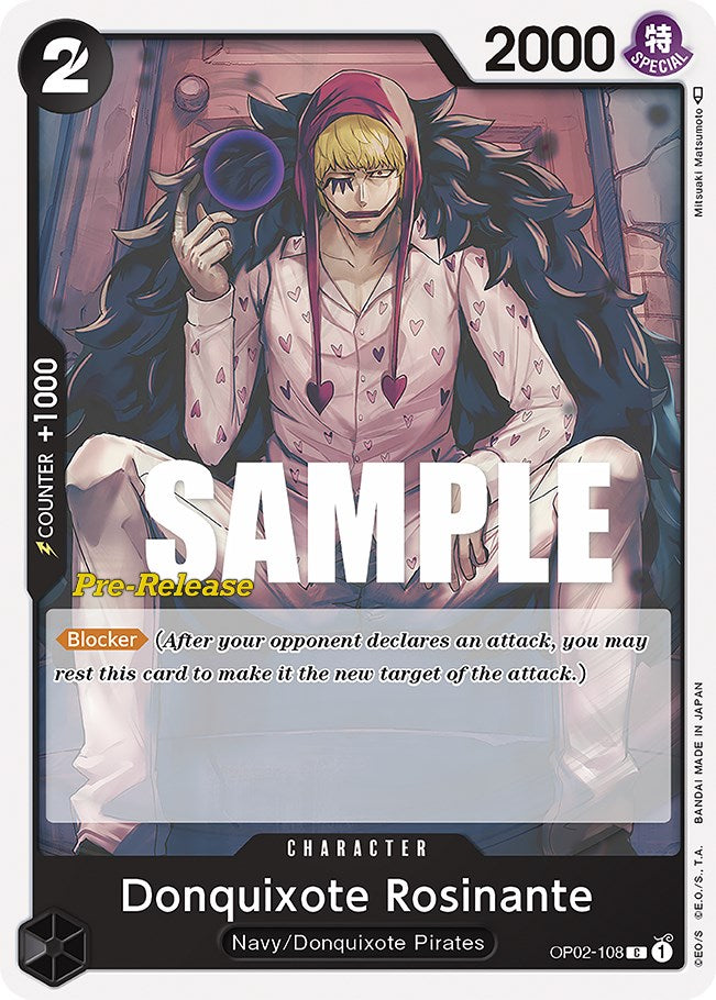 Donquixote Rosinante [Paramount War Pre-Release Cards] | Arkham Games and Comics