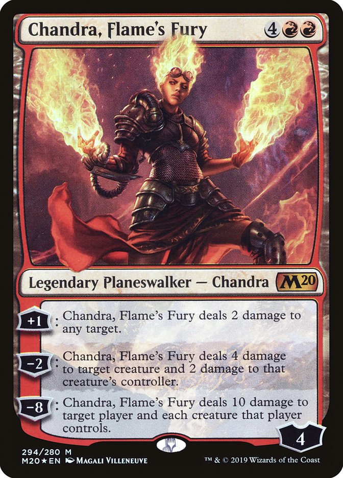 Chandra, Flame's Fury [Core Set 2020] | Arkham Games and Comics