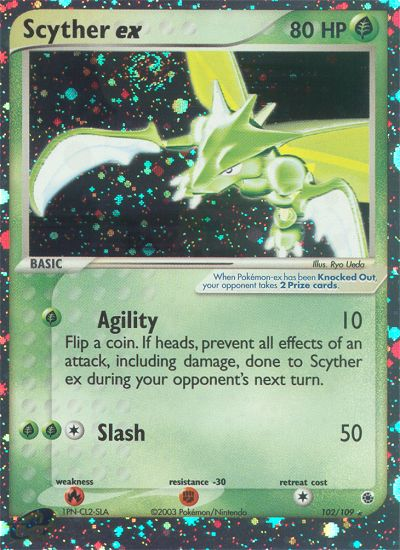 Scyther ex (102/109) [EX: Ruby & Sapphire] | Arkham Games and Comics