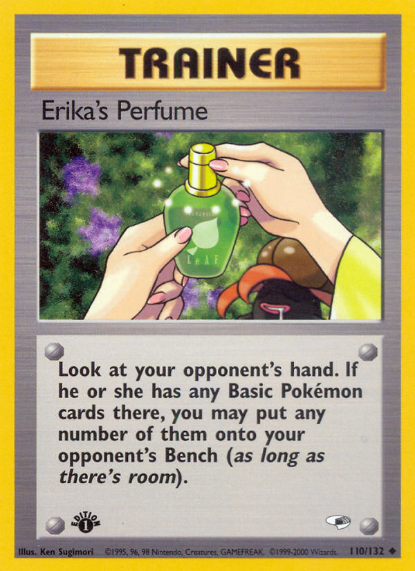 Erika's Perfume (110/132) [Gym Heroes 1st Edition] | Arkham Games and Comics