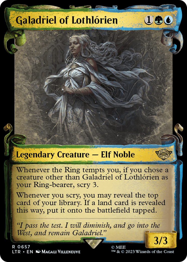 Galadriel of Lothlorien [The Lord of the Rings: Tales of Middle-Earth Showcase Scrolls] | Arkham Games and Comics