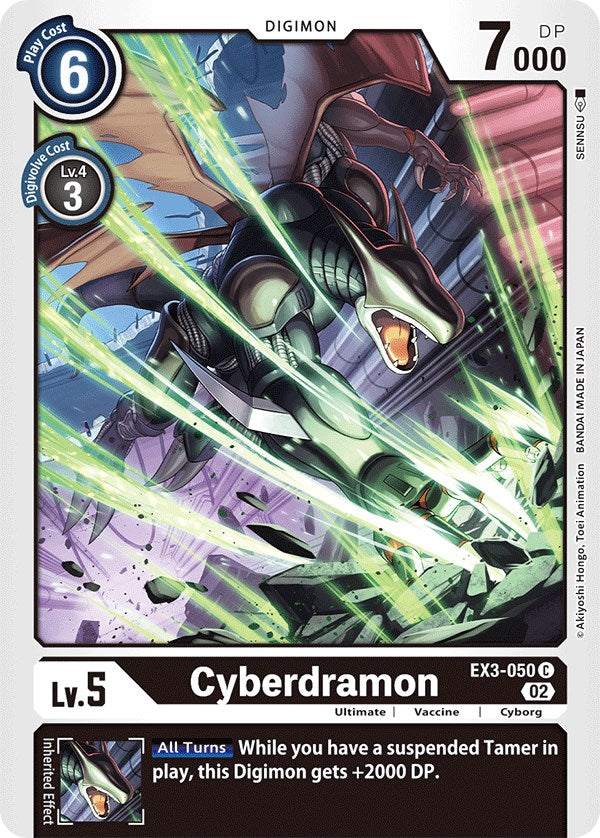 Cyberdramon [EX3-050] [Draconic Roar] | Arkham Games and Comics