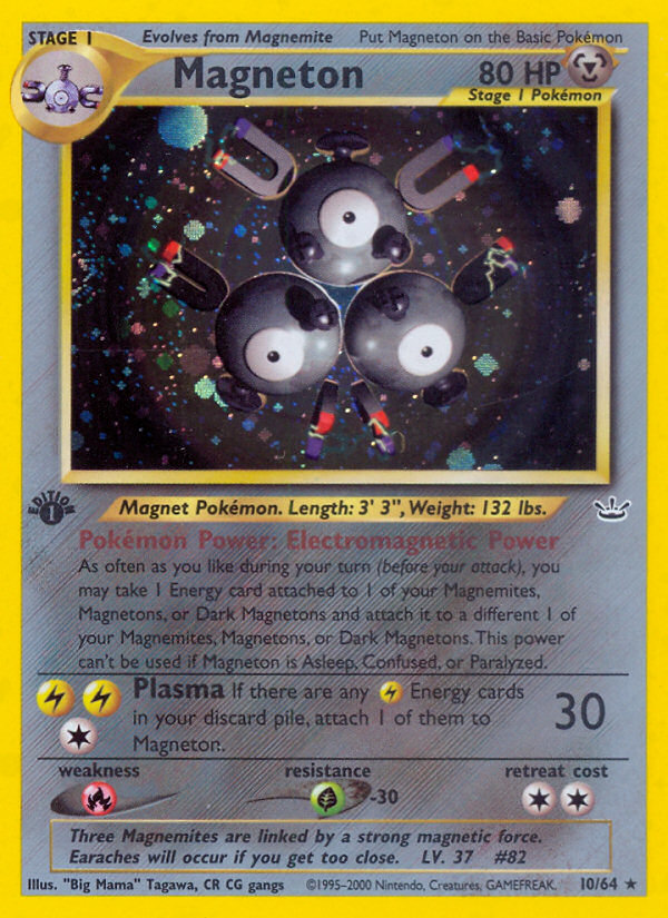 Magneton (10/64) [Neo Revelation 1st Edition] | Arkham Games and Comics