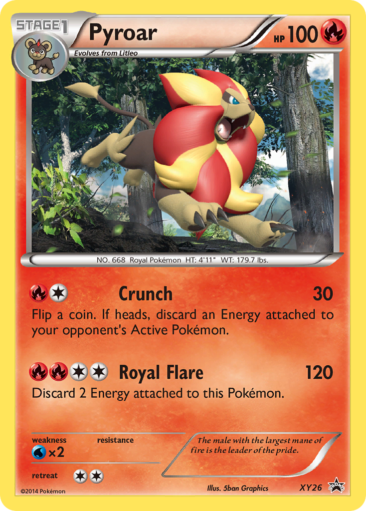 Pyroar (XY26) [XY: Black Star Promos] | Arkham Games and Comics