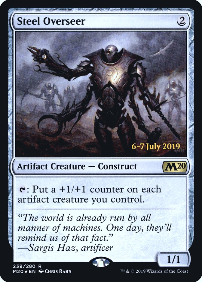 Steel Overseer  [Core Set 2020 Prerelease Promos] | Arkham Games and Comics