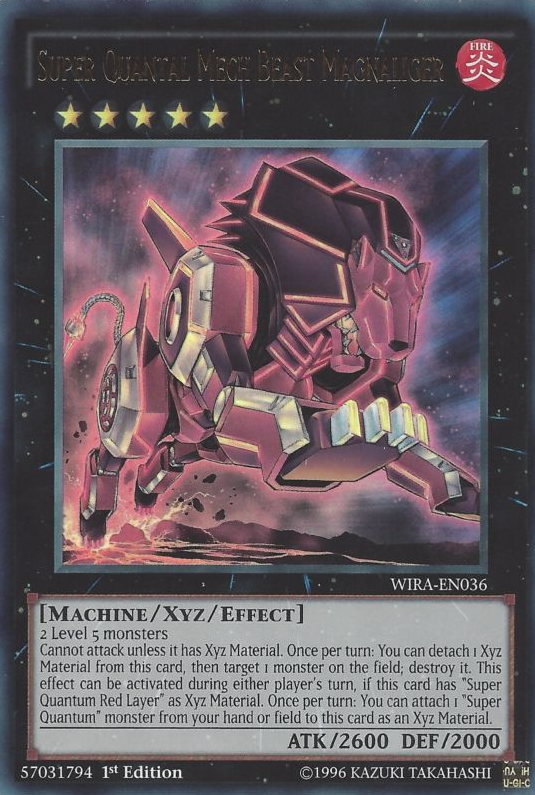 Super Quantal Mech Beast Magnaliger [WIRA-EN036] Ultra Rare | Arkham Games and Comics