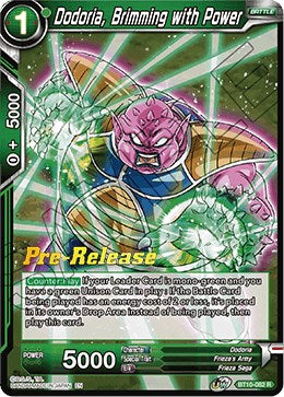 Dodoria, Brimming with Power (BT10-082) [Rise of the Unison Warrior Prerelease Promos] | Arkham Games and Comics