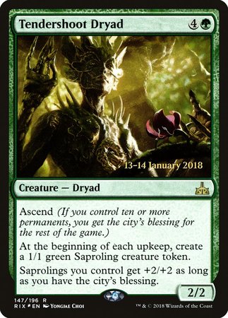 Tendershoot Dryad [Rivals of Ixalan Promos] | Arkham Games and Comics