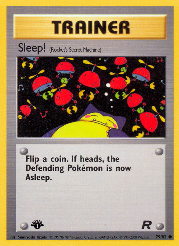 Sleep! (79/82) [Team Rocket 1st Edition] | Arkham Games and Comics