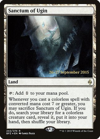 Sanctum of Ugin [Battle for Zendikar Promos] | Arkham Games and Comics