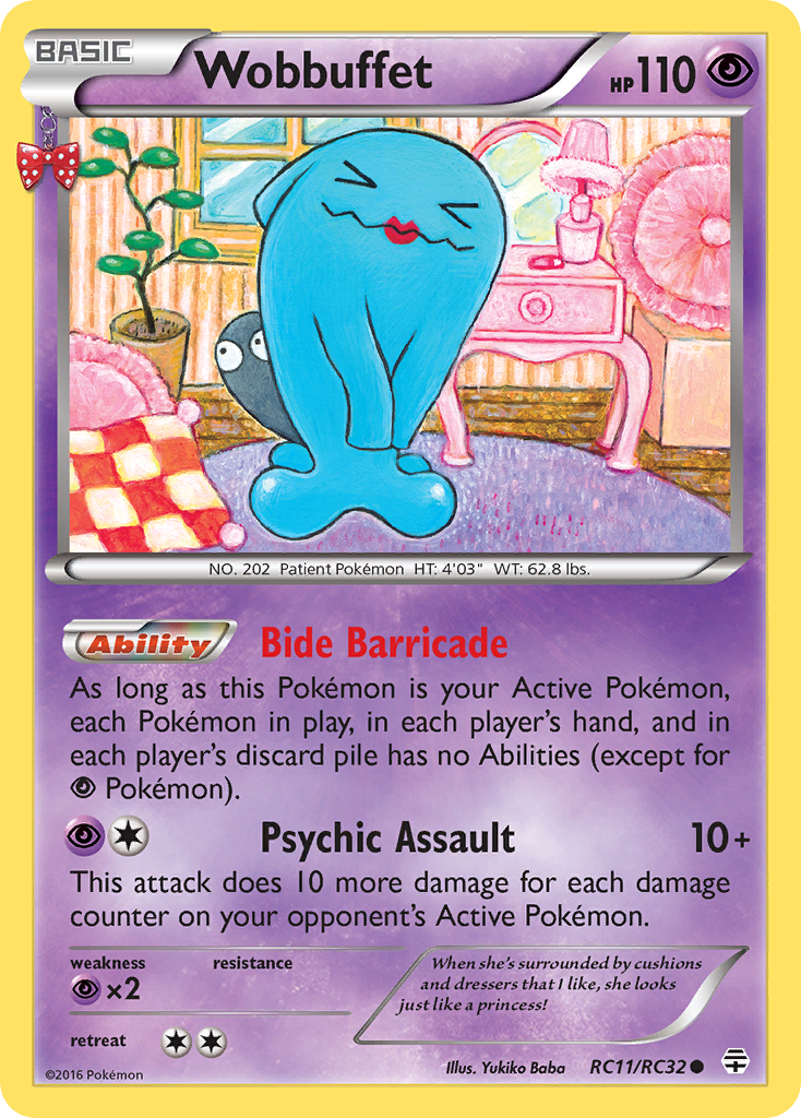 Wobbuffet (RC11/RC32) [XY: Generations] | Arkham Games and Comics