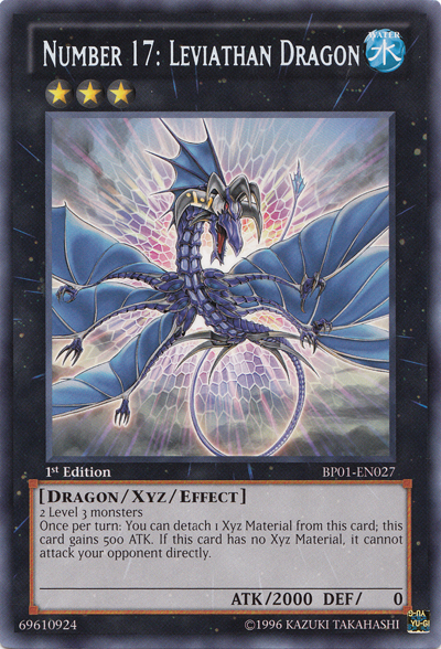 Number 17: Leviathan Dragon [BP01-EN027] Rare | Arkham Games and Comics