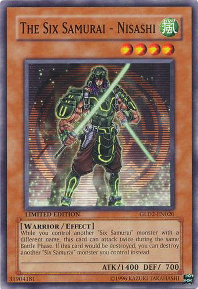 The Six Samurai - Nisashi [GLD2-EN020] Common | Arkham Games and Comics