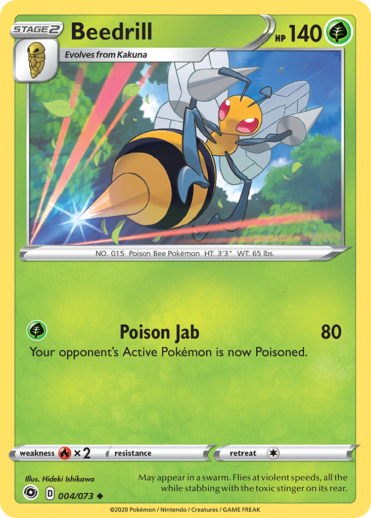 Beedrill (004/073) [Sword & Shield: Champion's Path] | Arkham Games and Comics