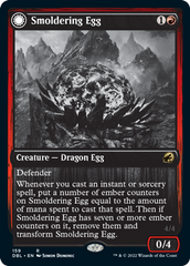 Smoldering Egg // Ashmouth Dragon [Innistrad: Double Feature] | Arkham Games and Comics