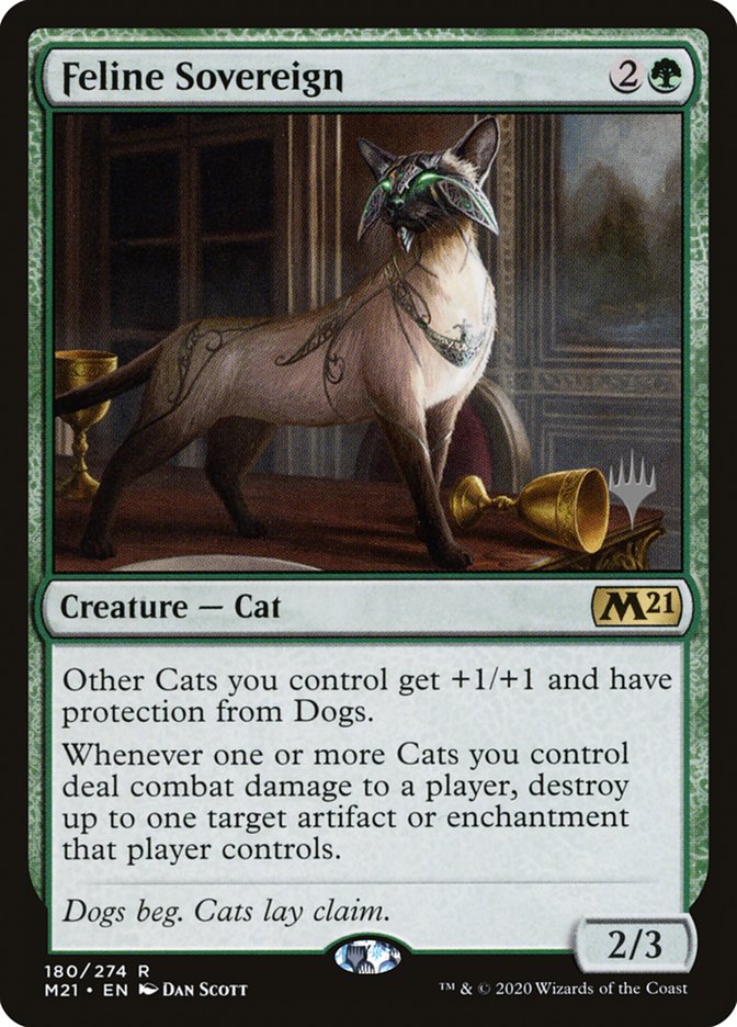 Feline Sovereign (Promo Pack) [Core Set 2021 Promos] | Arkham Games and Comics