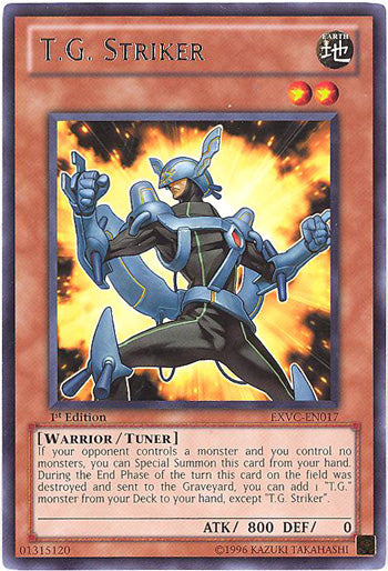 T.G. Striker [EXVC-EN017] Rare | Arkham Games and Comics