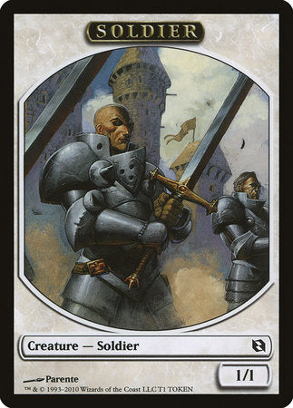 Soldier Token [Duel Decks: Elspeth vs. Tezzeret Tokens] | Arkham Games and Comics