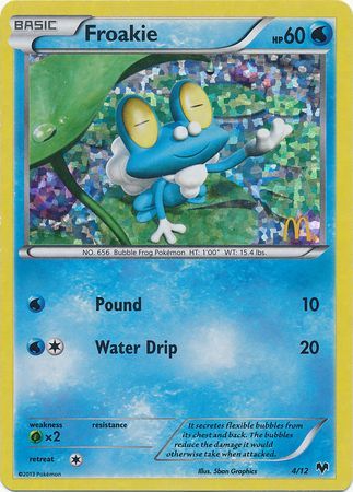 Froakie (4/12) [McDonald's Promos: 2014 Collection] | Arkham Games and Comics