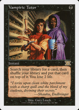 Vampiric Tutor [Classic Sixth Edition] | Arkham Games and Comics