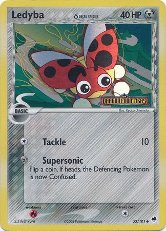 Ledyba (53/101) (Delta Species) (Stamped) [EX: Dragon Frontiers] | Arkham Games and Comics