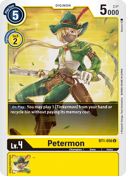 Petermon [BT1-056] [Release Special Booster Ver.1.0] | Arkham Games and Comics