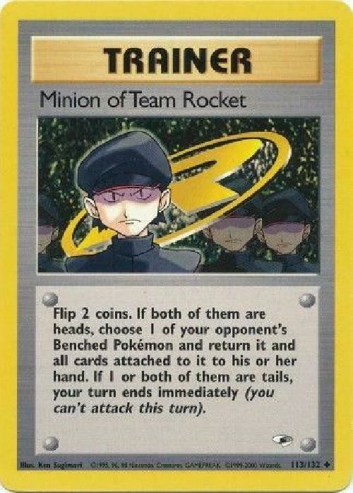 Minion of Team Rocket (113/132) [Gym Heroes Unlimited] | Arkham Games and Comics