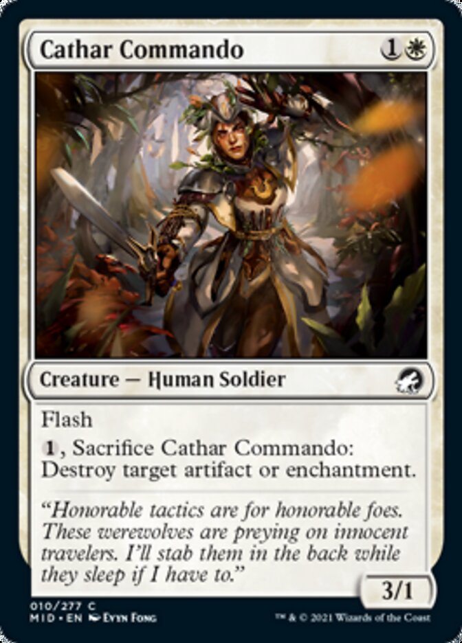 Cathar Commando [Innistrad: Midnight Hunt] | Arkham Games and Comics