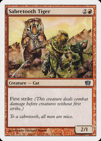 Sabretooth Tiger [Eighth Edition] | Arkham Games and Comics