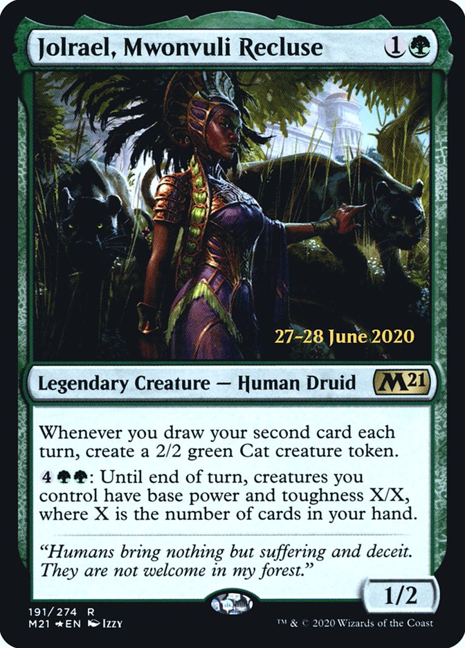 Jolrael, Mwonvuli Recluse  [Core Set 2021 Prerelease Promos] | Arkham Games and Comics