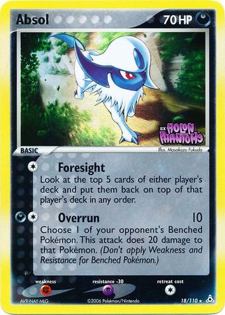 Absol (18/110) (Stamped) [EX: Holon Phantoms] | Arkham Games and Comics