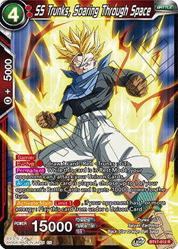 SS Trunks, Soaring Through Space (BT17-012) [Ultimate Squad] | Arkham Games and Comics