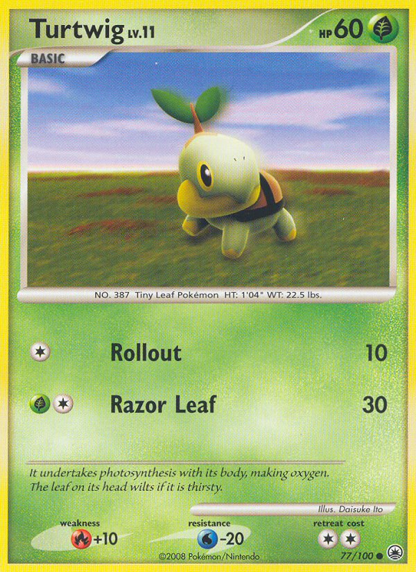 Turtwig (77/100) [Diamond & Pearl: Majestic Dawn] | Arkham Games and Comics