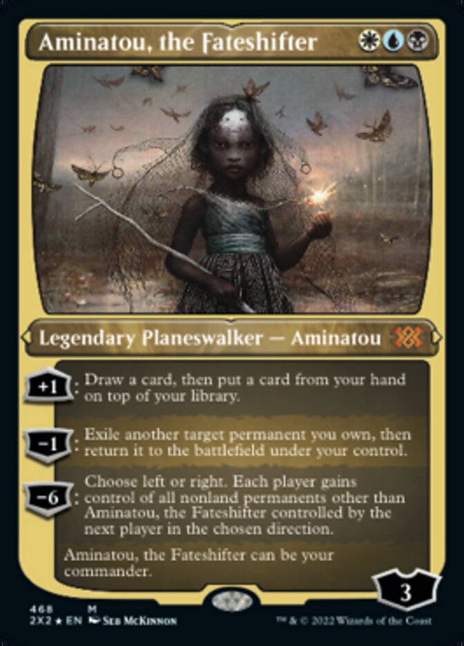 Aminatou, the Fateshifter (Foil Etched) [Double Masters 2022] | Arkham Games and Comics