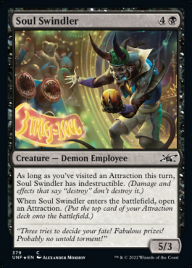 Soul Swindler (Galaxy Foil) [Unfinity] | Arkham Games and Comics