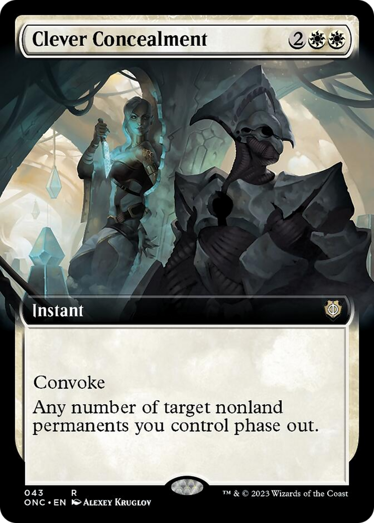 Clever Concealment (Extended Art) [Phyrexia: All Will Be One Commander] | Arkham Games and Comics