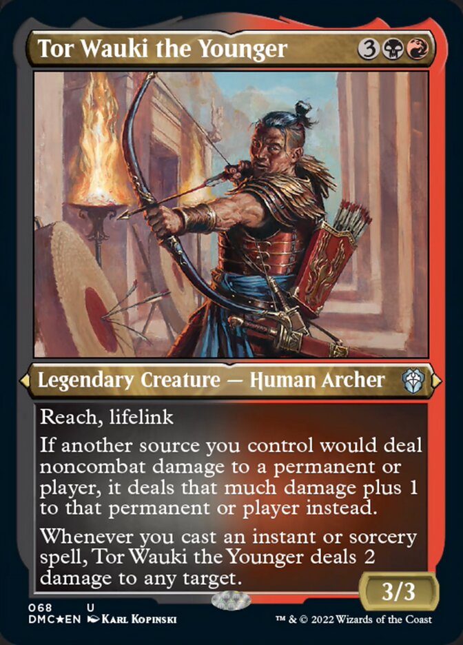 Tor Wauki the Younger (Foil Etched) [Dominaria United Commander] | Arkham Games and Comics